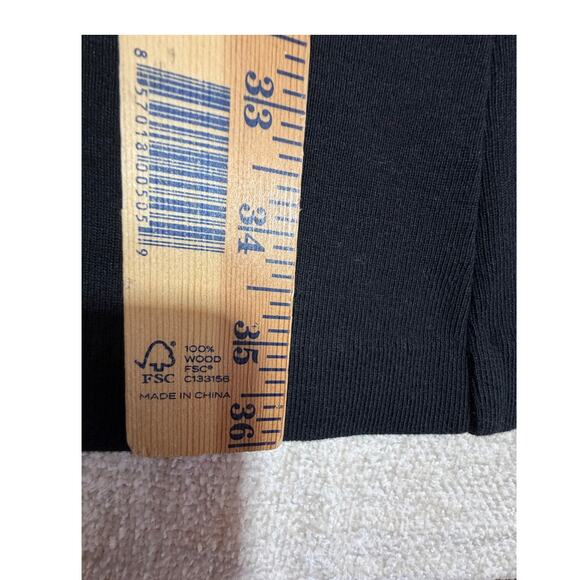 Territory Ahead Women XL Black Maxi Knit Pull On Skirt Casual Travel Comfortable - Picture 5 of 7